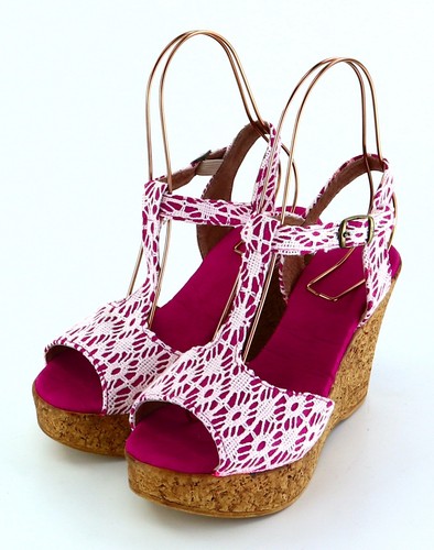 Sandalette 38 fuchsia - gr.,