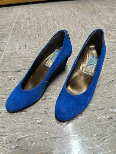 Blaue damen schuhe - größe, 38