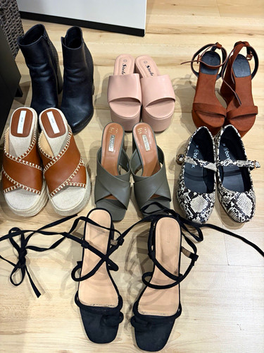 Damen schuhpaket paare mules - 8,