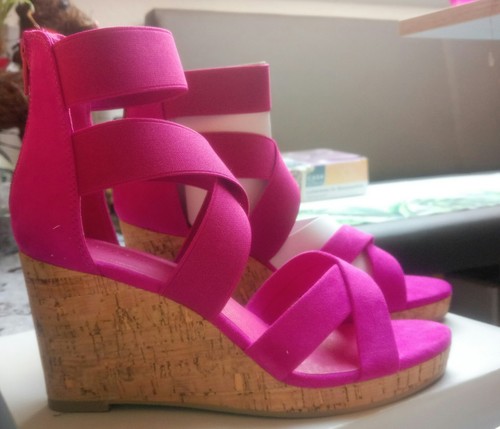 Keilabsatz schuhe damen pink - schuhe,
