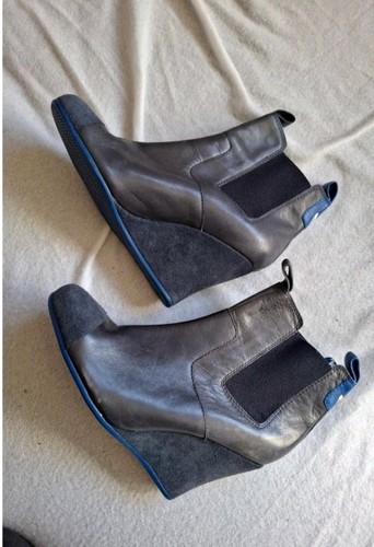 Schuhe stiefeletten keilabsatz - stiefeletten,